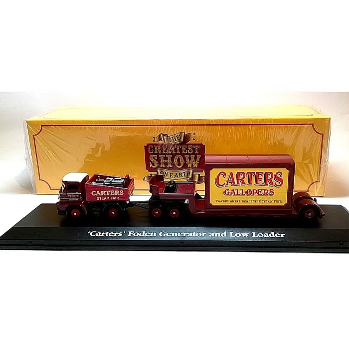 Macheta atlas editions, the greatest show on earth, carters foden generator & low loader, scara 1:76 [3]