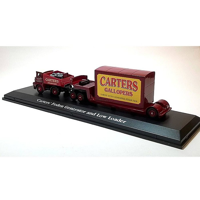 Macheta atlas editions, the greatest show on earth, carters foden generator & low loader, scara 1:76 [4]