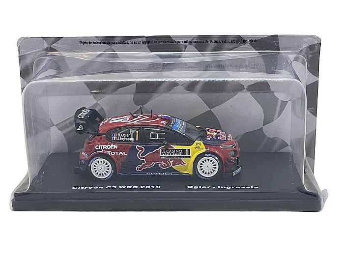 Macheta Citroen C3 RC #1 Rally Monte Carlo 2019, scara 1:43 Altaya [3]