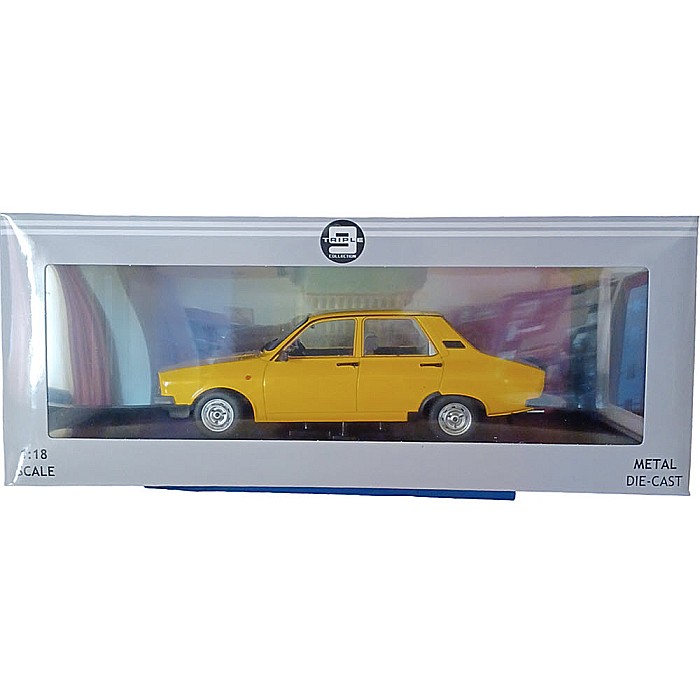 Macheta auto Dacia 1310L galbena, din 1993, scara 1:18, Triple9 Collection [6]