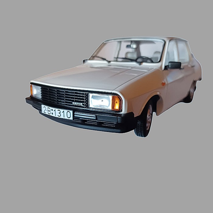 Macheta auto Dacia 1310L alba, din 1993, scara 1:18, Triple9 Collection [4]