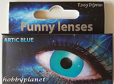 LENTILE DE CONTACT HALLOWEEN -  ALBASTRU ARTIC [1]