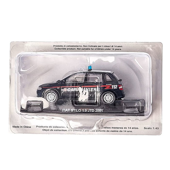 Macheta Fiat Stilo 1.9 JTD Carabinieri, scara 1:43 Atlas [4]