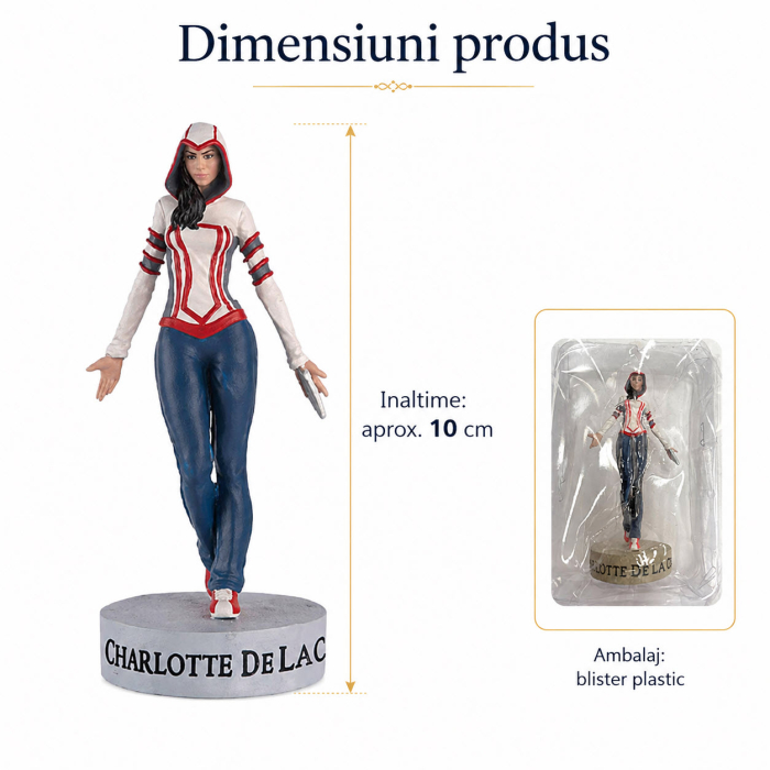 Figurina Charlotte de la Cruz – Assassin's Creed, Ubisoft, aprox. 10 cm [2]
