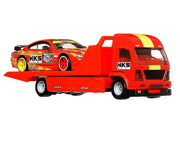 Set masinute Hot Wheels Car Culture - Team transport, Aero Lift, cu masinuta, Nissan Silvia, 1:64 [3]