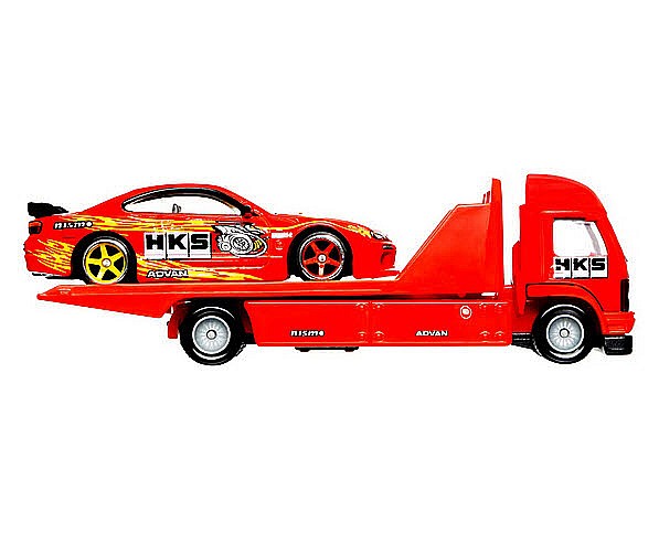 Set masinute Hot Wheels Car Culture - Team transport, Aero Lift, cu masinuta, Nissan Silvia, 1:64 [4]