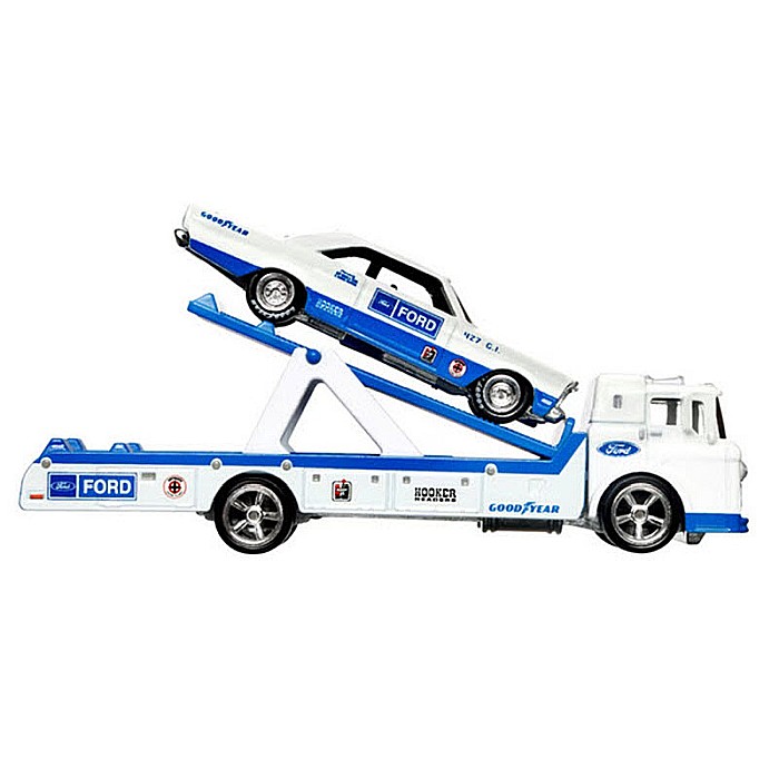 Set masinute Hot Wheels Car Culture - Team transport, Ford C-800 cu masinuta Ford Galaxie 65, 1:64 [4]