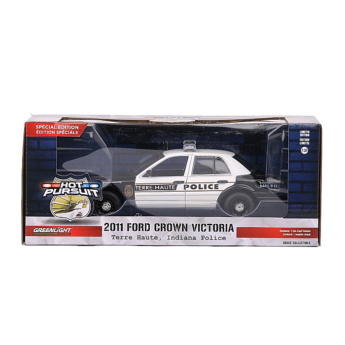 Macheta Ford Crown Victoria 2011 Indiana Police - scara 1/24 Greenlight [6]