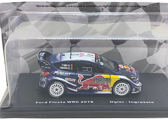 Macheta Ford Fiesta WRC #1 Monte Rally 2018, Scara 1:43 Altaya [4]