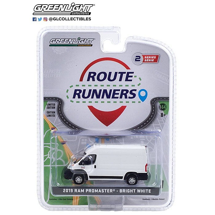 Macheta Ram Promaster Cargo inaltat, seria Route Runners 2, scara 1:64 Greenlight – 53020F [2]
