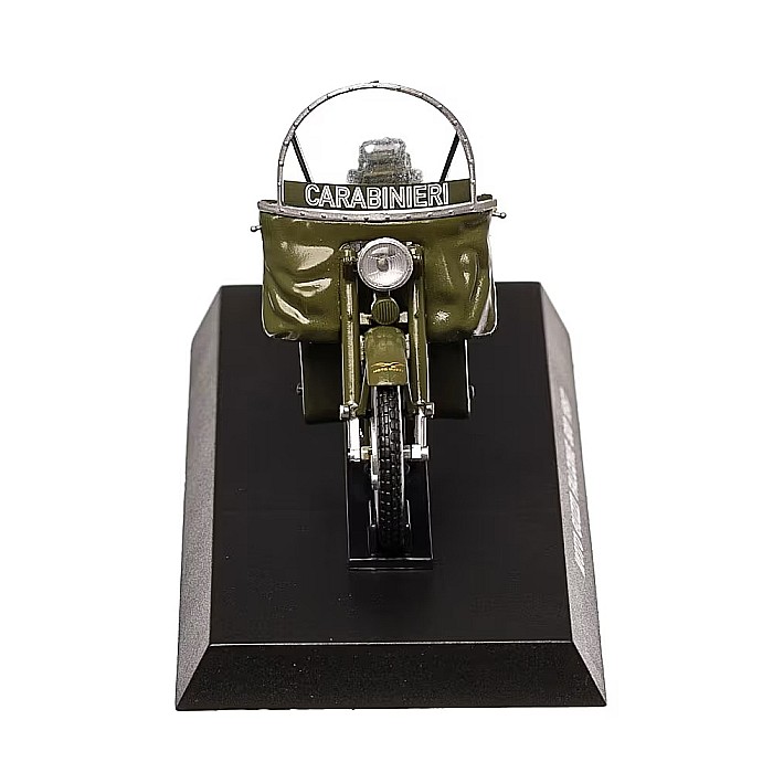Macheta motocicleta Guzzi Falcone 500 carabinieri 1967, scara 1:24, Atlas [3]
