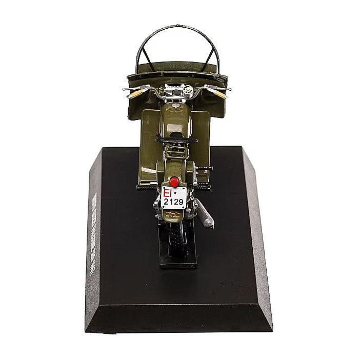 Macheta motocicleta Guzzi Falcone 500 carabinieri 1967, scara 1:24, Atlas [4]
