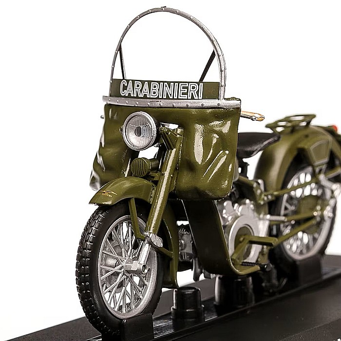 Macheta motocicleta Guzzi Falcone 500 carabinieri 1967, scara 1:24, Atlas [5]