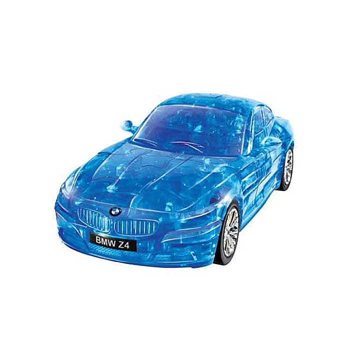Puzzle 3D Macheta auto BMW Z4 scara 1:32 albastru 1:32, Happy Well [2]
