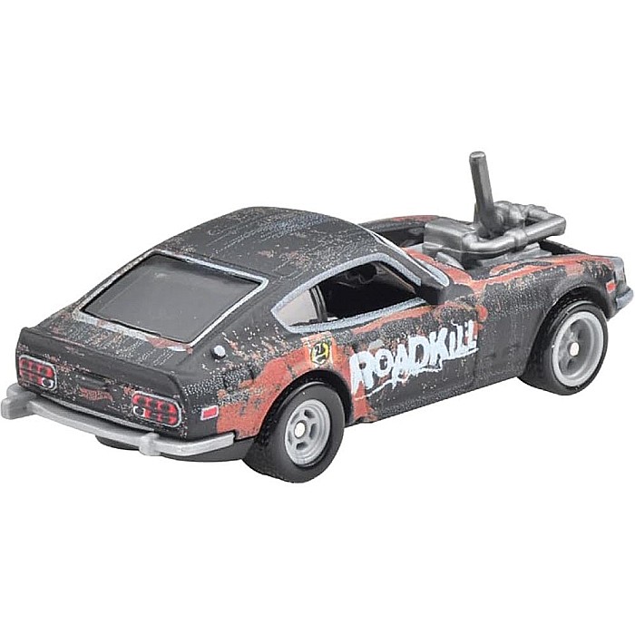 Masinuta Hot Wheels Premium Custom '71 Datsun 240z ROTSUN Roadkill - Pop Culture, scara 1:64 [3]