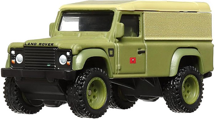 Masinuta metalica Hot Wheels Premium, Land Rover Defender 110, HKD26, Fast and Furious 2/5, 1:64, verde [4]