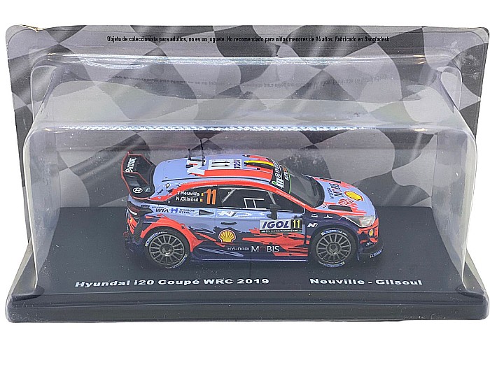 Macheta Hyundai i20 Coupe #11 WRC 2019, Scara 1:43 Altaya [3]