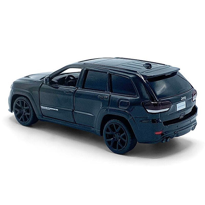 Macheta auto Jeep Grand Cherokee Trackhawk negru, pull back, 1:36 Tayumo [2]