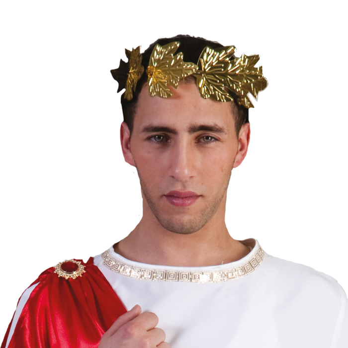 Bentita romana cu lauri aurii metalizati – accesoriu costum - cod 60086 [4]