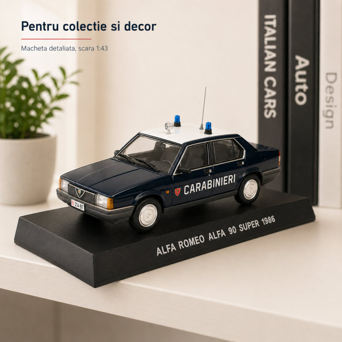Macheta Alfa Romeo Alfa 90 Super Carabinieri 1986, scara 1:43, Atlas [5]