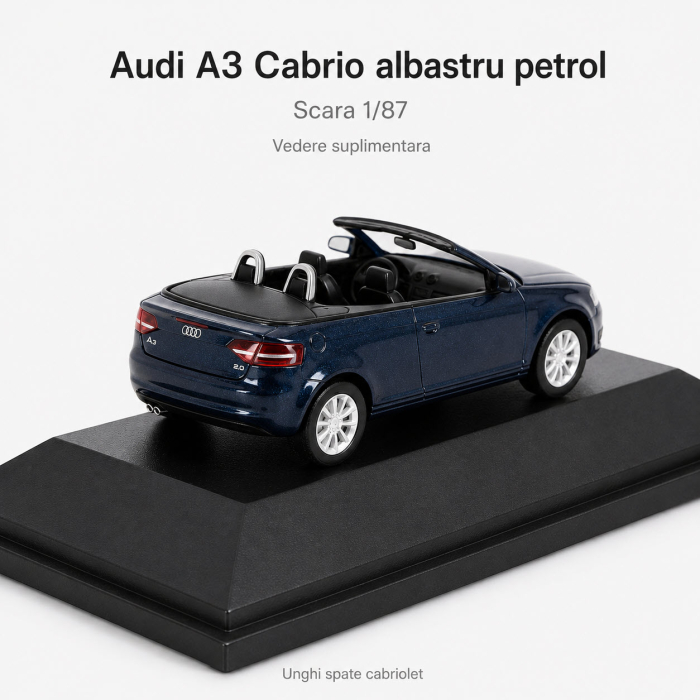 Macheta Audi A3 Cabriolet scara 1:87 - Audi Colection-Dealer Modells [5]