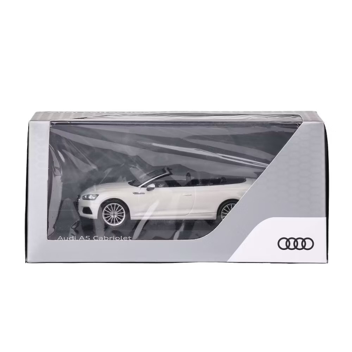 Macheta Auto Audi A5 Cabriolet 2017 Alba – Scara 1:43, Spark Dealer Edition [4]