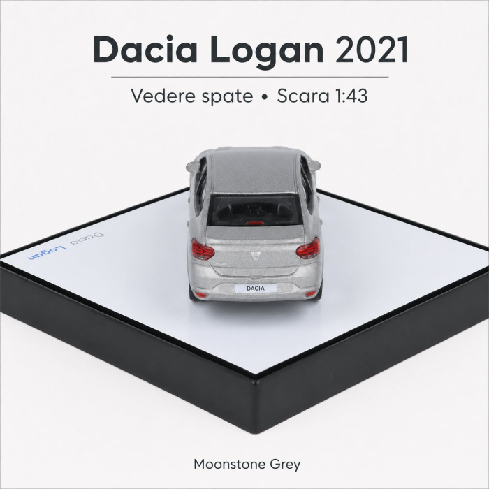 Macheta auto Dacia Logan 2021 Moonstone Grey, 1:43, Norev, cod 7711945626 [5]