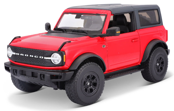 Macheta Auto Ford Bronco Wildtrak Rosu – 1:18 Maisto, Metal Die-Cast [3]
