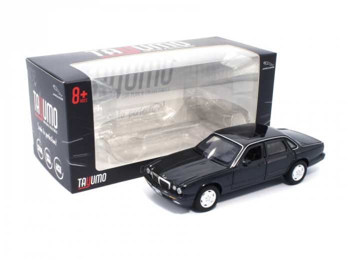 Macheta auto Jaguar XJ6 negru, lumini, sunet, directie activa, 1:32 Tayumo [4]