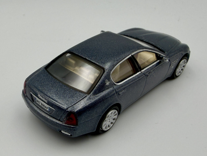 Macheta Auto Maserati Quattroporte 2003 Albastru-Gri – Scara 1:87 (H0), Ricko 38306 [4]