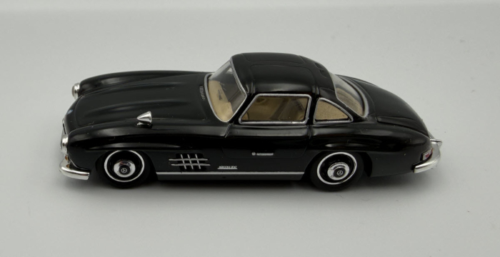 Macheta Auto Mercedes-Benz 300SL W198 Negru – Scara 1:87 (H0), Ricko 38594 [2]