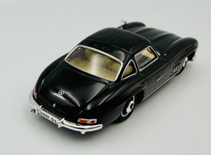 Macheta Auto Mercedes-Benz 300SL W198 Negru – Scara 1:87 (H0), Ricko 38594 [4]