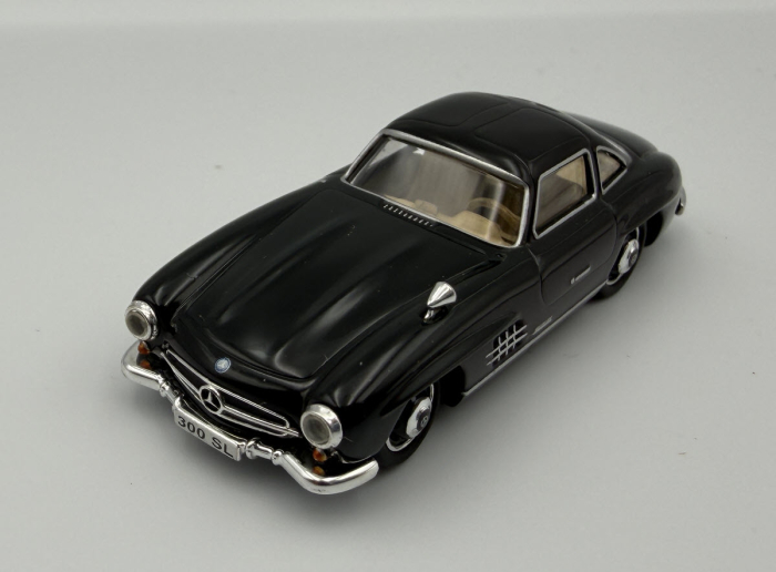 Macheta Auto Mercedes-Benz 300SL W198 Negru – Scara 1:87 (H0), Ricko 38594 [3]