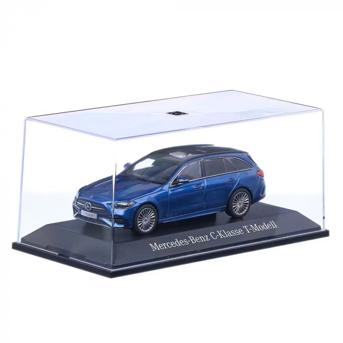 Macheta auto Mercedes-Benz C-Class T-model (S206) 2021, scara 1:43, albastru metalizat, Herpa B66960640 [3]