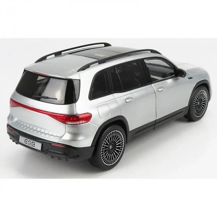 Macheta auto Mercedes-Benz EQB 2021 IRIDIUM SILVER scara 1/18 [3]