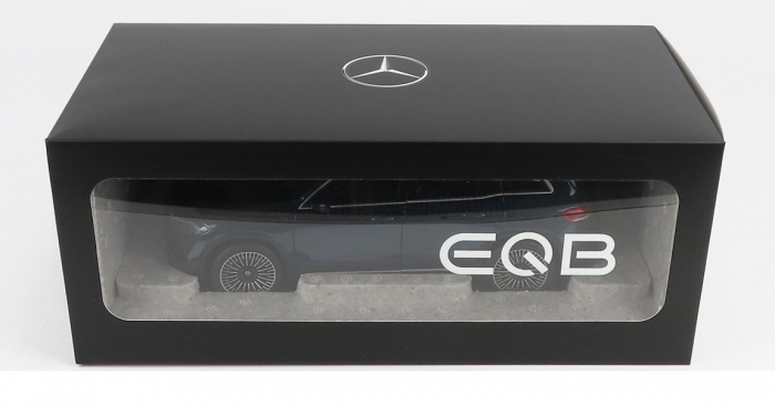 Macheta auto Mercedes-Benz EQB (X243) Denim Blue 2021 scara 1/18 [4]