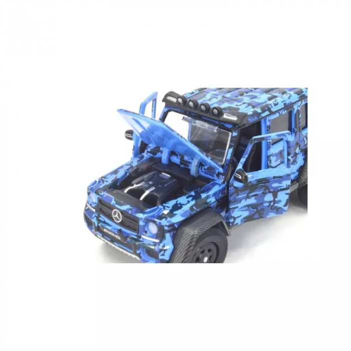 Macheta auto Mercedes Benz G63 Amg 6×6 Camuflaj Albastru 1:64 Era Car [3]