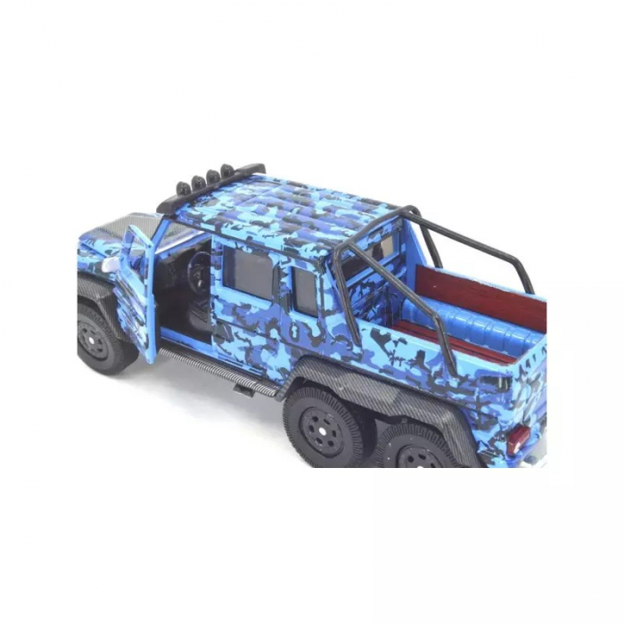Macheta auto Mercedes Benz G63 Amg 6×6 Camuflaj Albastru 1:64 Era Car [5]