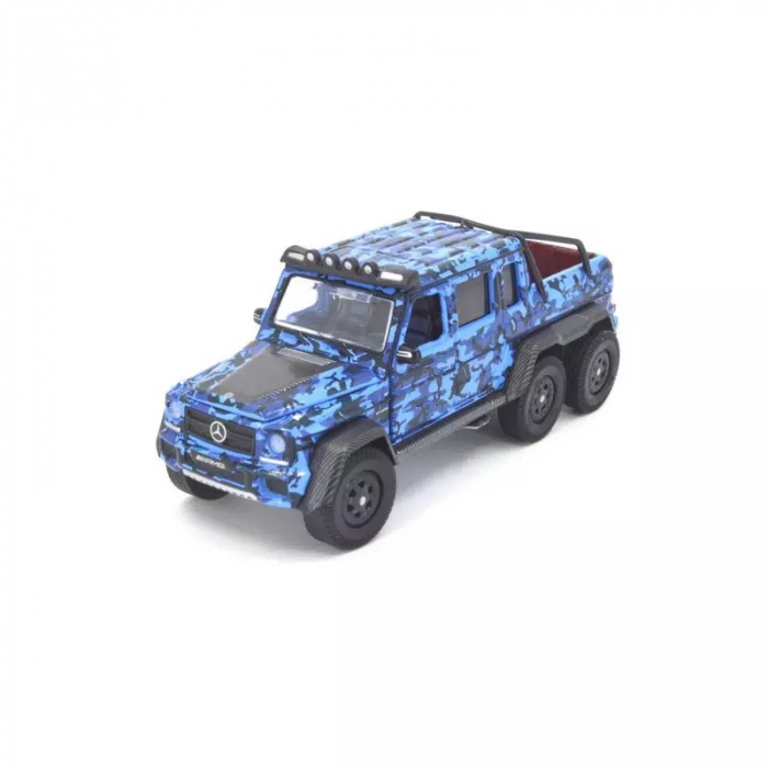 Macheta auto Mercedes Benz G63 Amg 6×6 Camuflaj Albastru 1:64 Era Car [2]