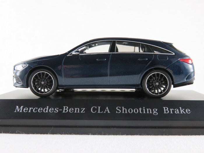 Macheta auto Mercedes CLA Shooting Brake X118 2019, culoare denim blue, scara 1:43 [5]