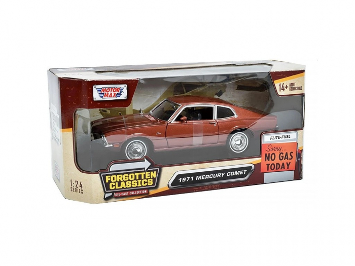 Macheta auto Mercury Comet din 1971, Maro Intens metalizat, Scara 1:24 Motormax [5]