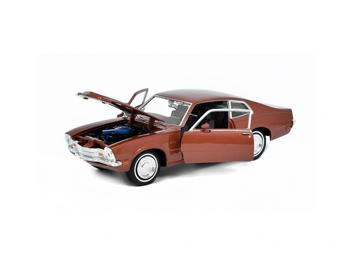 Macheta auto Mercury Comet din 1971, Maro Intens metalizat, Scara 1:24 Motormax [4]