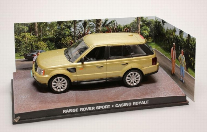 Macheta auto Range Rover Sport HSE L320 Casino Royale 2006, James Bond, 1:43, Eaglemoss, Atacama Sand Metallic, vitrină plexiglas [2]