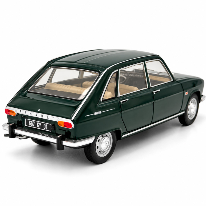 Macheta Auto Renault 16 1966, Scara 1:24, Verde Inchis, Metalica, cu Postament Inscriptionat si Vitrina Plexiglas [4]