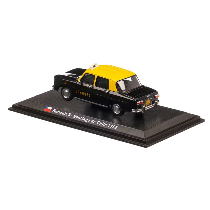 Macheta Auto Renault 8 Taxi Santiago de Chile 1965 – Scara 1:43 Atlas [2]