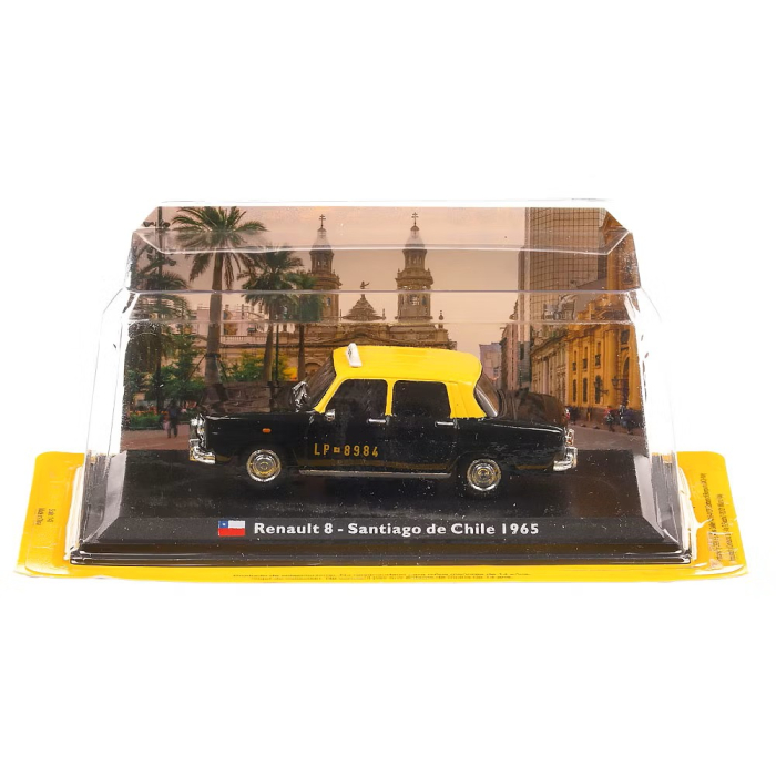 Macheta Auto Renault 8 Taxi Santiago de Chile 1965 – Scara 1:43 Atlas [4]