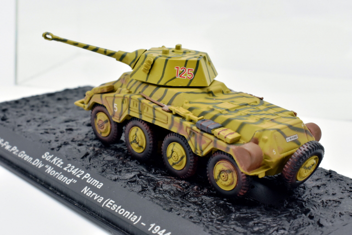 Macheta blindat Puma SDKFZ 234/2 Narva (Estonia) 1944, scara 1:72 [5]