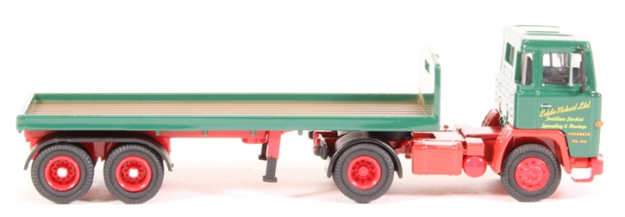Macheta Camion Scania 110 Flatbed Eddie Stobart scara 1/76, Atlas Edition [3]