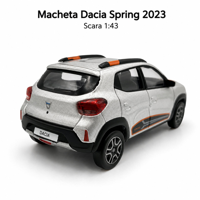 Macheta Dacia Spring 2023 1:43 Norev – Dealer Model, gri [5]