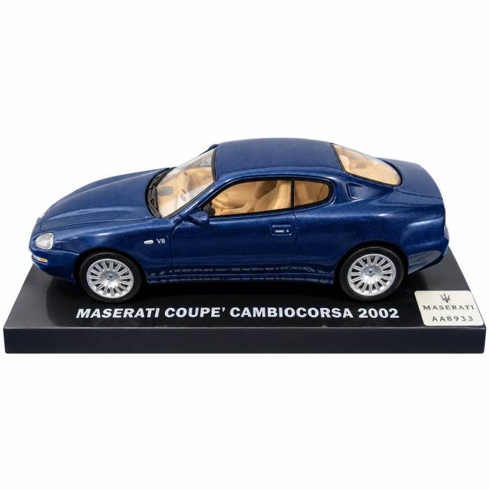 Macheta Maserati Coupe Cambiocorsa 2002 Albastru Metalizat, Scara 1:43, DeAgostini [3]
